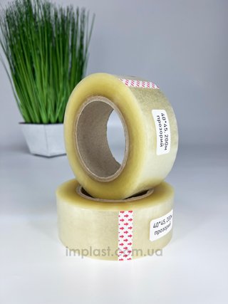 Клейка стрічка (скотч) прозора, 45мм*200м