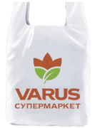 Пакети майка з логотипом для мереж продуктових магазинів